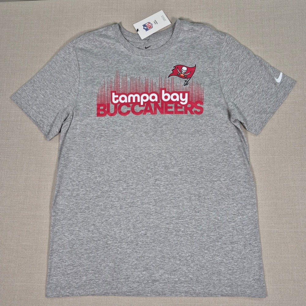 Nike Tampa Bay Buccaneers Mens Graphic T-Shirt Gray Size M